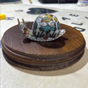 Colorful Decorative Snail Figurine